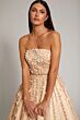 Mac Duggal 11865 Strapless A-line Floral Embellished Dress