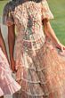Mac Duggal 8295 Tiered Ruffle Skirt Puff Sleeve Dress