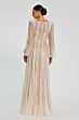 Mac Duggal 94081 Bishop Sleeve A-Line Bateau Neck Dress