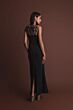 Mac Duggal 2295 Back Slit Lattice Bateau Neck Dress