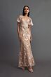 Mac Duggal 68743 V-Neck Flutter Sleeve Dress