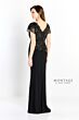 Montage by Mon Cheri M2202 Beaded Bodice Short Sleeve Dress