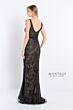 Montage by Mon Cheri M2212 Beaded Lace Plunging Neck Dress