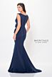 Montage by Mon Cheri M903 Side Slit Scoop Neck Dress