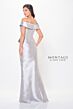 Montage by Mon Cheri M904 Off-The-Shoulder Back Button Dress