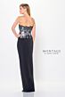 Montage by Mon Cheri M908 Back Bow Faux-Wrap Skirt Dress
