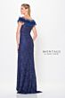 Montage by Mon Cheri M917 Off-The-Shoulder Plunging Neck Dress