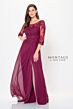 Montage by Mon Cheri M918 Sheer Sleeve Three-Piece Dress