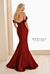 Montage by Mon Cheri M3101 Applique Strap Back Button Dress