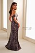 Montage by Mon Cheri M3103 Ruffle Slit Off-The-Shoulder Dress