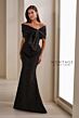 Montage by Mon Cheri M3106BRCD Sweetheart Neck Peplum Dress