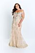 Montage by Mon Cheri 118966 Cap-Sleeve Evening Gown