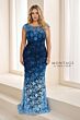 Montage by Mon Cheri 119958 Ombre Lace Mother of the Bride Gown