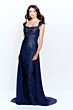 Montage by Mon Cheri 120909 Square Neckline with Overskirt Dress
