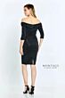 Montage by Mon Cheri 221970S Beaded Three-Quarter Sleeve Dress