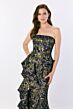 Montage by Mon Cheri M2225 Strapless Ruffle Drape Dress