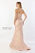 Montage by Mon Cheri M2225 Strapless Ruffle Drape Dress