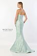 Montage by Mon Cheri M2226 Strapless Peplum Drape Dress