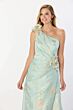 Montage by Mon Cheri M2229 Drape Top Faux-Wrap Skirt Dress