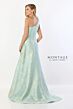 Montage by Mon Cheri M2229 Drape Top Faux-Wrap Skirt Dress