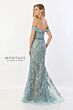 Montage by Mon Cheri M2230 Beaded Waist Off-The-Shoulder Dress