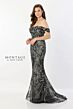 Montage by Mon Cheri M2230 Beaded Waist Off-The-Shoulder Dress