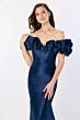 Montage by Mon Cheri M2233 Off-The-Shoulder Pick-Up Sleeves Dress