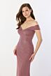 Montage by Mon Cheri M2234 Off-The-Shoulder Column Silhouette Dress