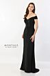 Montage by Mon Cheri M2234 Off-The-Shoulder Column Silhouette Dress