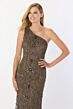 Montage by Mon Cheri M2241 Asymmetric Neck Capelet Dress