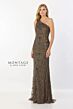 Montage by Mon Cheri M2241 Asymmetric Neck Capelet Dress