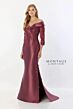 Montage by Mon Cheri M2243 Side Slit Removable Sleeve Dress