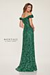 Montage by Mon Cheri M854 Off-The-Shoulder Lace Dress