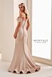 Montage by Mon Cheri M4202 Side Ruffle Back Button Dress