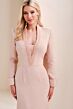 Montage by Mon Cheri M4204 Plunging Neck Long Sleeve Dress