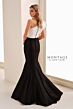 Montage by Mon Cheri M4206 Rosette Ruffled One-Shoulder Dress