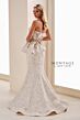 Montage by Mon Cheri M4208BRCD Sweetheart Neck Peplum Brocade Dress