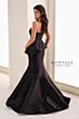 Montage by Mon Cheri M4208MKD Strapless Mikado Peplum Dress