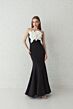 Mac Duggal 2300 3D Flower Applique Mermaid Dress