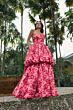 Mac Duggal 21254 Strapless Pink Bubble Skirt Dress
