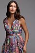 Mac Duggal 56119 Sleeveless V-Neck Floral Multicolor Dress