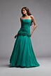 Mac Duggal 56428 Drop Waist Strapless Spring Green Dress