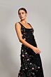 Mac Duggal 9340 Square Neck Beaded Floral Sleeveless Formal Dress