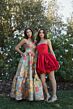 Mac Duggal 20705 Rosette Bubble Hem Strapless Short Dress