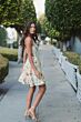 Mac Duggal 8257 Ruffle Strap Floral A-Line Short Dress