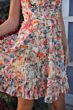 Mac Duggal 8307 Ruffle High Neck Sleeveless Floral Dress