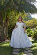 Mori Lee 3391 Lorraine Sweetheart Neck Floral Plus Size Wedding Dress