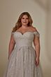 Mori Lee 3394 Laurentina Embroidered Strapless Plus Size Wedding Gown