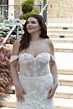 Mori Lee 3415 Nahla Illusion Back Sheer Train Plus Size Wedding Gown