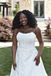 Mori Lee 3418 Noreen A-Line Curved Neck Plus Size Bridal Dress